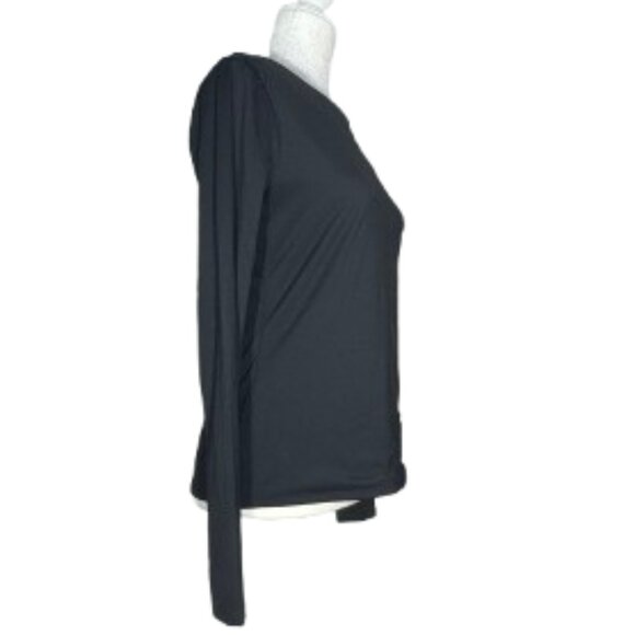 NWT Worthington Women's Black Long Sleeve Pullover Top Size Medium - Picture 2 of 9